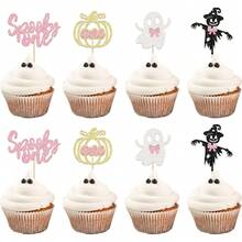 12 miếng mút xốp hình chú dơi và xe ngựa hình phù thủy trang trí bánh cupcake chủ đề ác mộng trước Giáng sinh dùng để trang trí bánh sinh nhật - Nhiều màu - Xem 17