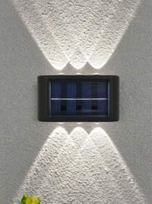 太阳能户外庭院灯、家用壁灯、墙壁装饰、上照灯和下照灯氛围壁灯、4/6/8/10/12/16 LED 凸壁灯，内置电池