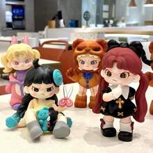 10pcs Random 1 Dora Wonderland Series Gift Cute Blind Box Figurine Doll Collectible, Surprise Box/Mystery Box/Blind Box, Anime Figure, Stitch Stuff, Halloween Miniature, Blind Bags, Halloween Decor - Multicolor - View 3