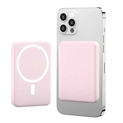 Magnetic Wireless Power Bank,5000mAh Slim Wireless Battery Pack With USB C PD 20W Ultra Fast Charging Magnetic Portable Charger For IP 17/16/16pro Max15/14/13/12 Series