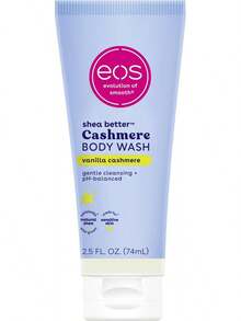 Vanilla Cashmere Travel Size Body Wash - Hydrating Moisturizing Shea Butter Toiletries Travelers, Gym & Business Trips, 2.5 Fl Oz - 1 液體盎司(1 瓶裝) - 查看 2