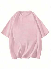 1 Stück Mädchen Lässig Farbverlauf Muster Rundhals Kurzarm T-Shirt, Sommer Studenten Jugendkleidung - Das bunte und lebendige T-Shirt bringt jedem Kind Freude und Glück!