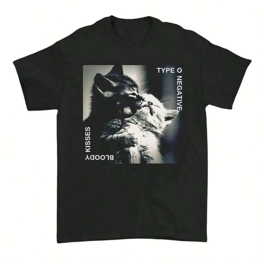 Type O Negative Bloody Kisses Cotton Black T-Shirt - Black - View 1