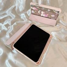 Sanrio 1 pieza Funda protectora clásica de espejo rosa compatible con iPad 11 2025/10.9/Air4/5/6/7 2025/10.2/Pro 11/10th/9.7/10.5, con función de suspender/activar