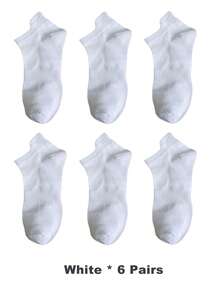 1/3/6 par męskich skarpet bawełnianych wysokiej jakości, duży rozmiar EU47-50, dostępne skarpetki z niskim wycięciem do kostki, z dodatkiem elastanu, niewidoczne, odpowiednie do uprawiania sportu lub codziennego użytku, skarpetki jesienne - Wielokolorowe - Zobacz 19