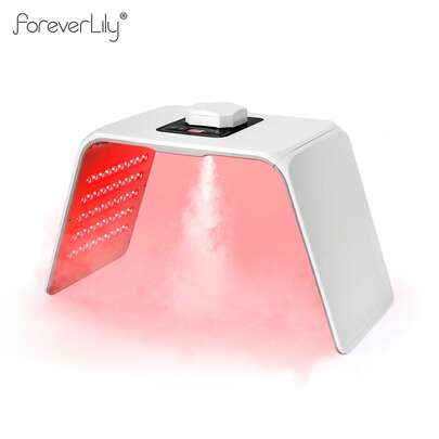  Foreverlily 7 Colors LED Skin Care Machine For Face Neck Body, 7-In-1 Colors And 4 Cycle Modes, Facial Beauty Machine(With Mist/Spray Function)