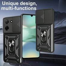Premium Armored Heavy Duty Protective Phone Case, Compatible With Multiple Phone Models - Black - View 2