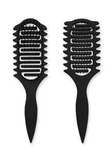 全新升级卷发定型刷，带有刷毛和特殊设计的卷发刷，特别适合卷发的卷发定型刷，为女性和男性塑造和定型卷发，以减少拉扯和卷发分离。