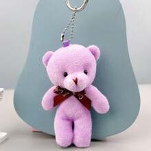 5pcs Teddy Bear Plush Toys, Cute Cartoon Style Stuffed Animals Soft Decorative Pillows, Great For Adults, Youth, Students, Boys, Girls, Birthday, Holiday Gifts - Multicolor - View 12