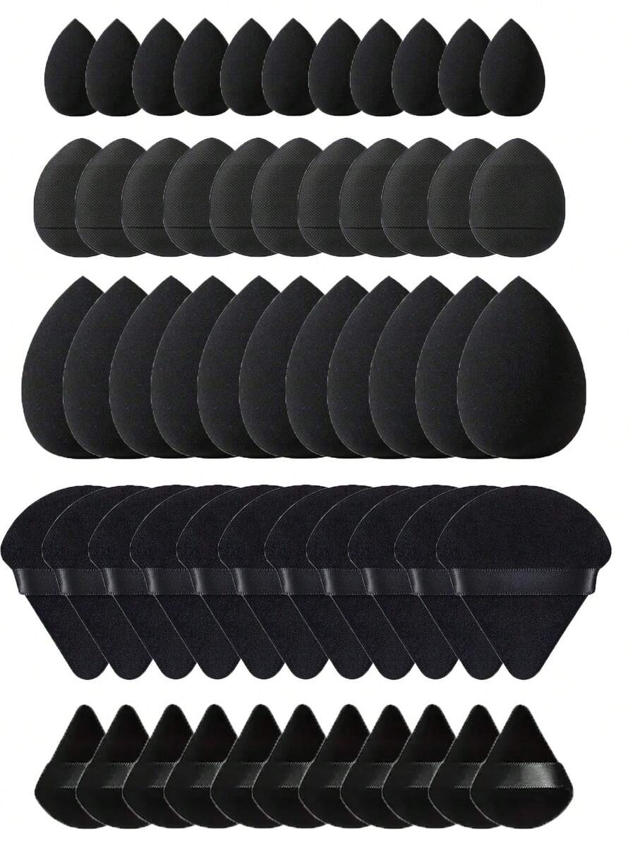5/10/20/30/40/50PCS Makeup Kit Includes: 10PCS Beauty Egg Makeup Sponge+10PCS Beauty Egg Mini Sponge+10PCS Powder And Set Makeup Triangle Powder Puff+10PCS Mini Powder And Set Makeup Triangle Powder Puff+10PCS Concealer Facial Makeup Mini Air Cushion Powder Puff,Cheap,Stocking Stuffers,Makeup,Makeup Tools,Cheap Stuff,Gifts,Gifts For Women,Christmas Gifts
