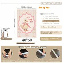 1 件粉色婴儿房印花，趣味婴儿房装饰印花，粉色女婴房装饰，粉色印花，女孩房画廊墙面艺术，儿童房装饰，数码印花。温馨小精灵女婴。婴儿必需品。婴儿房装饰。 - 彩色 - 查看 34