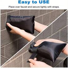 1pc Outdoor Water Faucet Cover For Winter Freeze Protection Pipe Insulation Insulated Spigot Backflow Cover