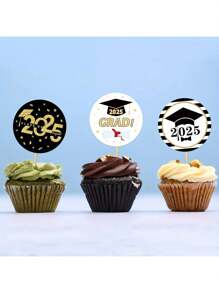 500pcs/Roll Graduation Exclusive Stickers, Graduation Cap Round Shaped Waterproof Stickers, Suitable For Celebrations, Gift Labels, Scrapbooking, Recording Wonderful Youth Moments