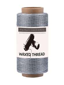 1 卷蜡线，150 米/164 码皮革缝纫线，手工缝纫线，适用于手工缝制皮革、装订和初学者手工 DIY