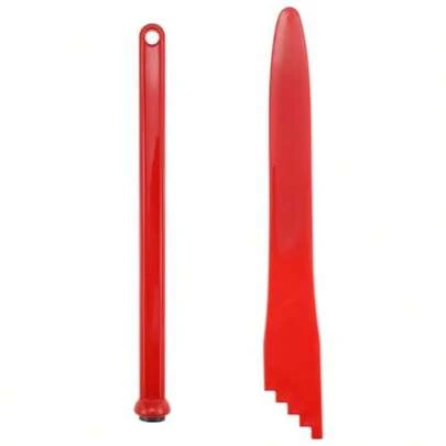 Aifeier ET Canning Tool Kit Includes 1 Bubble Popper And 1 Jar Lid Lifter Magnetic Lid Lifter Red