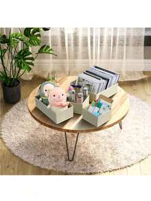 1/2/3/6 Stücke einfache faltbare Stoffaufbewahrungsbox - Schubladenteiler Organizer Behälter für Unterwäsche/BH