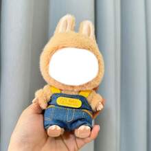 1 pieza Accesorio de ropa] Llavero con colgador de ropa, tirantes de peto lindos