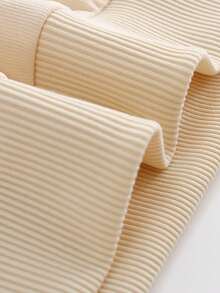 少女花卉印花运动衫，休闲长袖连帽衫，返校季，适合户外、运动、日常穿着 - 杏色 - 查看 4