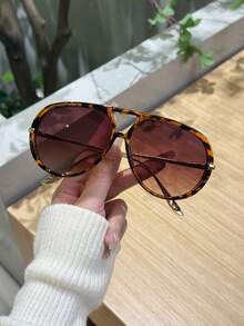 1/2/3 件女士超大时尚眼镜，复古椭圆形墨镜，适合户外旅行 - 彩色 - 查看 16