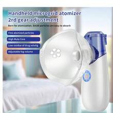 Portable Handheld Nebulizer, Mesh Nebulizer, Home & Medical Grade Nebulizer - Blue and White - View 5