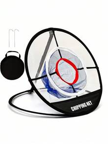 1pc Cut Ball Net This Design Is Foldable, Convenient For Carrying And Storage. It Is A Portable Folding Golf Ball Collection Net That Can Be Easily Folded Into A Small Shape And Stored In A Backpack Or Trunk. Multiple Functions: Besides Being Used For Cut Shot Practice, Some Cut Ball Nets Can Also Be Used As Swing Practice Nets. - Multicolor - View 3
