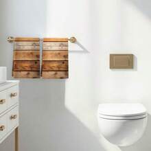 Prosop de mână unic și texturat cu model de lemn, cu gaură realistă pentru noduri, lavetă de vase, lavetă de curățare, prosop, batistă, prosop decorativ, accent perfect pentru bucătărie și sufragerie, potrivit pentru bucătărie, sufragerie, hotel, petrecere