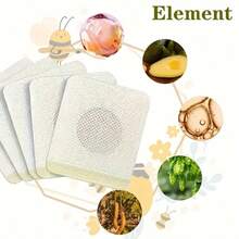 100 片/包植物纤维弹力贴片 - 裸色，无电池，增强健身、瑜伽、跑步、核心训练 - 紧身贴合，灼热感 - 完美的节日礼物