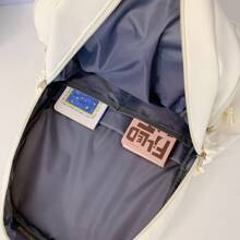 Nova Mochila Casual Minimalista de Grande Capacidade com Vários Bolsos para Estudantes Universitários