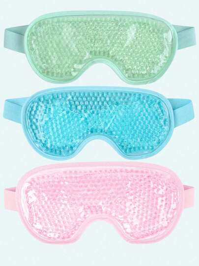 Reusable Cooling Gel Eye Mask - Relaxing Cold & Hot, Moisturizing PVC Ice Bag Suitable For All Skin Types, Travel Essential Cold & Hot Compress Eye Mask, Multi-Functional Eye Mask, Cooling Beauty Eye Mask, Plush Ice Bag Sleep Eye Mask,Beauty,Skin Care Products,Spa,Self Care,Skin Care Tools,Face Care,Esthetician Supplies,Massage,Face Massage Tool,Face Roller,Ice Roller,Ice Roller Face