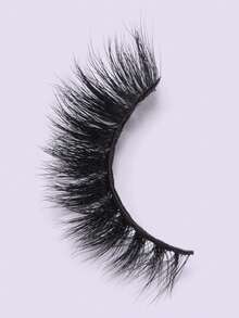 7 对自然浓密假睫毛和 1 个睫毛镊子和 2 个一次性睫毛刷，浓密卷曲蓬松睫毛，适合派对使用漫画睫毛，旅行必需品