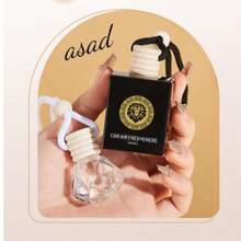 1 Pc 8ml Car Aroma Pendant, Lovely Car Air Freshener, Deodorant, Fresh Air, Women's Car Pendant Decoration, Suitable For Everyday Appearance, Travel, Suitable, Bathroom, Wardrobe, Bedroom, Living Room, Valentine's Day Gift, Four Flavors To Choose From