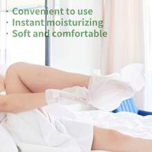 4 Pcs Moisturizing Foot Mask With Shea Butter And Goat Milk, Hydrating Foot Masks For Dry Cracked Feet, Dry Skin Moisturizer For Soft And Smooth Touch Feet - Men Women