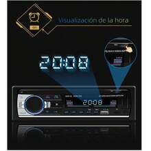 Reproductor estéreo para coche JSD-530-MP3 Radio para coche 60Wx4 con 2 USB y lector de tarjetas SD, carga rápida FM - Negro - Ver 4