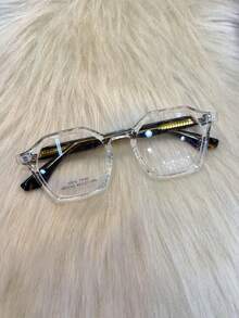 48mm Japanese Handmade Irregular Polygonal Plate Frame For Small Face Myopia Glasses For Men And Women Simple Casual PC None