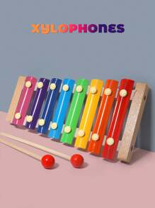 Juguetes musicales de madera Montessori, ayudas didácticas de música para la primera infancia, música Orff escolar, coordinación mano-ojo de 8 tonos para educación temprana, regalos de cumpleaños para niños, regalos preescolares para niños pequeños