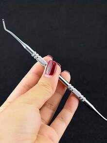 3 piezas Juego de Herramientas de Acero Inoxidable para Uñas - Limas de Uñas de Doble Cara, Elevadores, Cucharas y Varillas Empujadoras para Limpiar y Retirar Uñas de los Pies, Bolsas y Almacenamiento, Ayudando a Manos y Pies a Recuperarse Mejor. Herramientas de Cuidado de Manos y Pies, Herramientas de Limpieza, Regalos de Halloween, Regalos de Navidad, Esenciales para Familias, Son un Gran Regalo