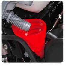 1Pc Color Random, Engine Funnel Automotive General Silicone Liquid Funnel Cleaning Fluid Replacement Foldable Portable Automotive Oil Gasoline Replacement Funnel