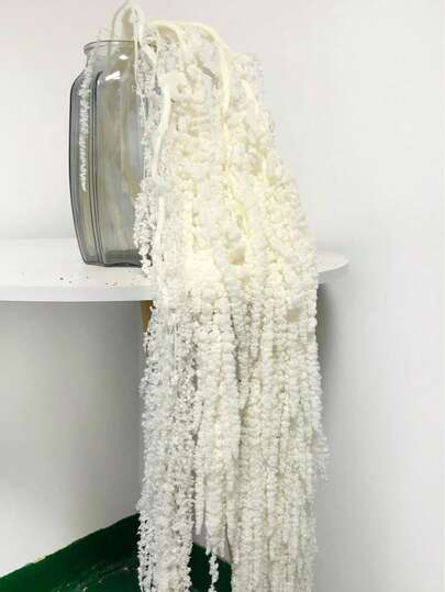 5 Stücke gebleichter getrockneter violetter Wisteria Amaranth Hängepflanzen Perle Dekor, bohemian natürliche Reben Quaste Blumen Kranz Set - konservierte Blumen, geeignet für Hochzeitsbogen, Blumen Stoff Dekor und Zuhause Vase, Wand, Weihnachts- Hochzeitsdekoration, Heimdekoration - nicht elektrisch, selbstgemachte Hochzeits-DIY-Handwerks-Deko