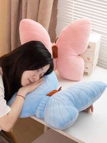 1PC Pink Butterfly Home Pillow, Women's Bedroom Butterfly Festival Decoration Pillow - 彩色 - 查看 4