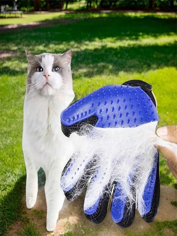 2pcs/1pc Pet Grooming Gloves, Recommended High-Quality Deshedding Brush Gloves, Pet Grooming Gloves, Rubber Gloves For Removing Cat Hair, Pet Grooming, Bathing Cleaning, Effective Massage, Cat Dog Brush Gloves, Perfect Deshedding Tool, Fur Remover
