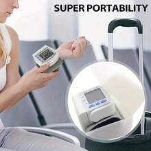 CHANG KUN Automatic Wrist Blood Pressure Monitor - A Digital Sphygmomanometer With A Large LCD Display, Pulse Rate Detection, Adjustable Cuff And A Durable PP Storage Box, Battery-Powered(Batteries Not Included) - trắng - Xem 2