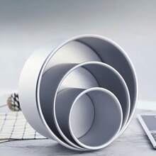 4-Inch/6-Inch/7-Inch/8-Inch Aluminum Alloy Detachable Bottom Cake Mold, Durable Baking Pan, Suitable For Oven, Ideal For Wedding, Birthday, Easter And Daily Baking - Multicolor - View 3