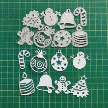 1 件圣诞树设计金属切割模具，适用于 DIY 印章、剪贴簿、纸卡、贺卡、相册和工艺装饰 - 銀色 - 查看 8