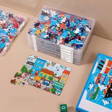 1pc Puzzle Storage Box Toy Organizer, Building Block Sorting Box, Puzzle Sorting Trays , Puzzle Trays Puzzle Storage Puzzle Organizer Puzzle Accessories Stand Out To Better Sort Patterns, Shapes And Colors For Storage Adults Kids,Transparent Assembly Toy Packaging Box, New Year, Valentine's Day Gifts - Multicolor - View 1