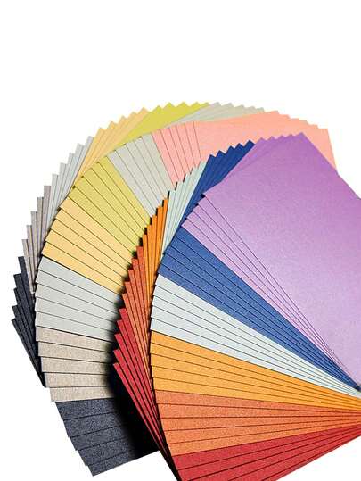60 Sheets A6 5.9" X 3.94" Shimmering Cardstock, Metallic Cardstock, 250gsm Double Sided PEPA Cardstock For Invitations, Card Making, DIY Crafts, Drawing Paper, Business Cards Back To School