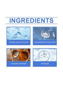 Kitchen, Bathroom, Drain Pipe Cleaner (Household Essential) - Sink, Drain, Kitchen, Toilet Pipe Quick Dissolving Cleaner. Dissolves Debris In 5 Minutes, Then Flush With Plenty Of Hot Water. It Has A Noticeable Effect, Easily Removes Hard Water Deposits And Improves Flushing Performance Without Damaging The Pipes. - Liquid - View 4