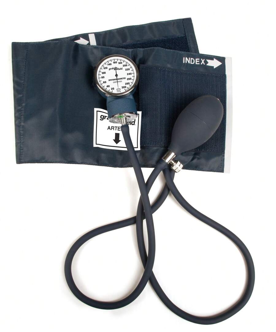 Deluxe Aneroid Blood Pressure Monitor, Blue