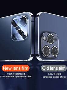 4 Stücke Kamera Linsen Schutz kompatibel mit iPhone 16/15/14/13/12/11 Serie - Pro/Pro Max/Plus/Mini, HD klar, gehärtetes Glas geeignet für täglichen Schutz, Büro, Zuhause Linsen Schutz Handykamera Abdeckung