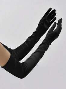 1 Pair Women's 21-Inch Long Opera Gloves, Fashion Elbow Length Gloves For Performance - Multicolor - View 16