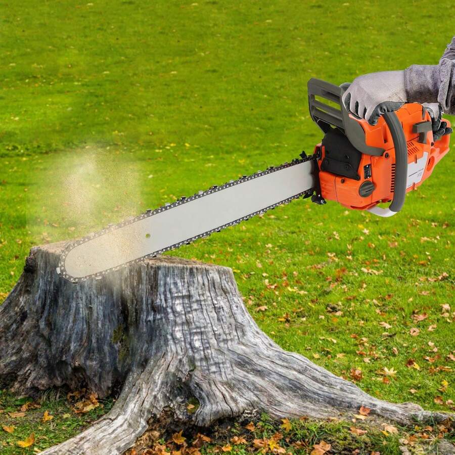 71.8CC 3.9KW Gas Chainsaw - 24" Professional Grade Chainsaw With 2800 RPM For Heavy Duty Wood Cutting, Logging & Tree Trimming - trái cam - Xem 1